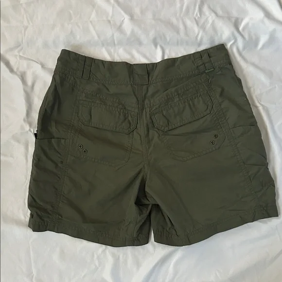 REI Olive Green Women's Athletic Shorts - Picture 3 of 7